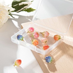 10 Stück handgefertigte Blumenanhänger in 5 Farben&nbsp;KY-LS0001-06