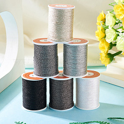 6 rotolo di filo metallico in poliestere a 6 colori&nbsp;OCOR-TA0002-82C
