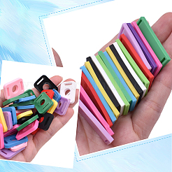36 Stück PVC-Schnürsenkelschnallen in 18 Stilen&nbsp;FIND-AR0004-64