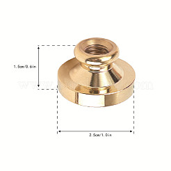 Joint de cire tête de timbre en laiton&nbsp;AJEW-WH0209-395
