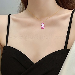 18 pz 6 stili lega smalto ciondolo cartone animato piccolo gatto stampa in lega pendente fai da te collana braccialetto pendente orecchini accessori&nbsp;JX585A