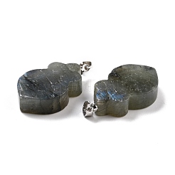 Natur Labradorit Anhänger&nbsp;G-A203-02B-P