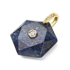 Anhänger aus natürlichem Lapislazuli mit Facettenschliff&nbsp;G-B188-03G-03