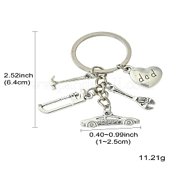 Schlüsselanhänger aus Legierung zum Vatertag&nbsp;KEYC-YW00055
