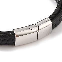 Bracciali multifilo in microfibra intrecciata&nbsp;BJEW-B096-08A