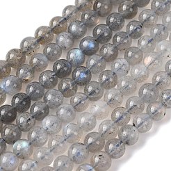 Natur Labradorit runde Perle Stränge&nbsp;G-M263-B-03