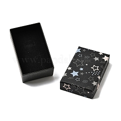 Schmuckgeschenkboxen aus Pappe mit Sternenmuster&nbsp;CON-K016-01C