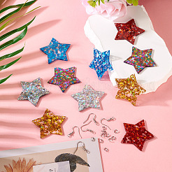 DIY-Set zur Herstellung von baumelnden Ohrringen&nbsp;DIY-TA0006-55A