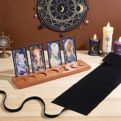1 porta cartas de tarot de madera&nbsp;DIY-NB0016-51