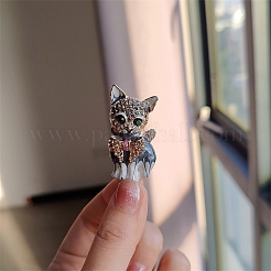 Emaille-Pins in Katzenform&nbsp;PW-WG05E0D-01