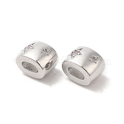 Perline zirconi micro pave  in ottone&nbsp;KK-Q773-02P-01