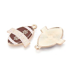 Pendente smaltati in lega&nbsp;ENAM-T025-02G-06