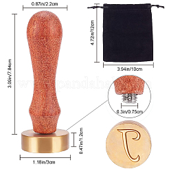 1 Stück goldfarbener Stempelkopf aus Messing&nbsp;DIY-CA0006-82E