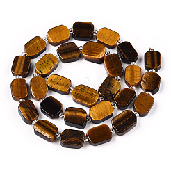 Natürlichen Tigerauge Perlen Stränge&nbsp;G-T138-01