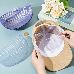 Soporte para gorra de béisbol de medio sombrero de pvc&nbsp;AJEW-WH0314-431