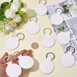 10 Schlüsselanhänger aus PU-Leder&nbsp;KEYC-CL0001-34A