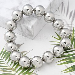 Bracelets extensibles en perles de laiton pour femmes&nbsp;BJEW-G736-13P