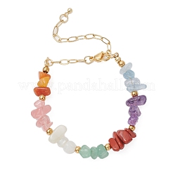 Pulseras de cuentas de piedras preciosas naturales para mujer&nbsp;BJEW-JB12148