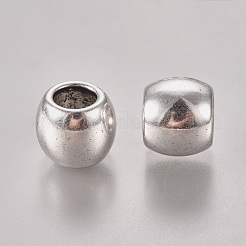 Tibetische Stil Legierung Großlochperlen&nbsp;TIBEB-Q061-06AS-RS