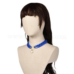 Bague avec collier pendentif perle naturelle pour adolescente femme&nbsp;NJEW-JN03712