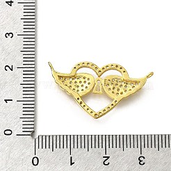 925 Sterlingsilber-Mikropavé-Anhänger mit klaren kubischen Zirkonia&nbsp;STER-P067-02G