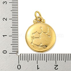304 Edelstahl Anhänger Strass Fassungen&nbsp;STAS-O009-01I-G