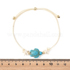 Bracelets pour femmes en cordon coulissant ajustable en polyester ciré&nbsp;BJEW-JB14241-02