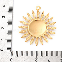 304 Edelstahl-Emaille-Anhänger&nbsp;STAS-D362-04G-02B