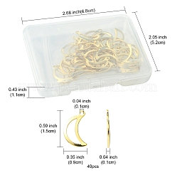 40 pz ciondoli in acciaio inossidabile 304&nbsp;STAS-FS0001-51