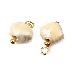 Colgantes hechos a mano de la porcelana&nbsp;PR-CBA0027-02G-02