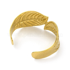 Brazaletes de acero inoxidable 304 con revestimiento iónico (IP) para mujer&nbsp;BJEW-G729-04G