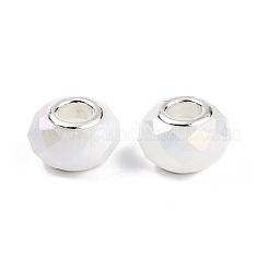 Imitation jade perles de verre européennes&nbsp;GPDL-N004-B14mm-A01