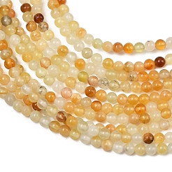 Naturelles perles de jade Xiuyan brins&nbsp;GG-CBA0389-A01-3mm
