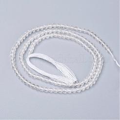 Natürlichem Quarz-Kristall-Perlen Stränge&nbsp;G-D166-B-3mm