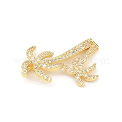 Pendentifs en laiton océanique micro pavés de zircones cubiques&nbsp;LS-KK-K411-06G