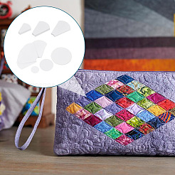 3 Beutel mit 3 Quiltvorlagen aus Papier&nbsp;DIY-GO0001-25