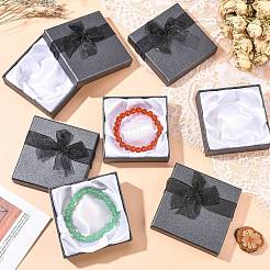 Bowknot scatole regalo nastro di organza cartone bracciale bangle&nbsp;X-BC148-05