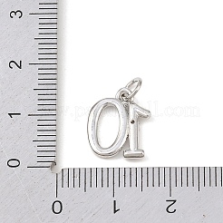 Latón micro pavimenta claro cubic zirconia encantos&nbsp;KK-P339-27P-10
