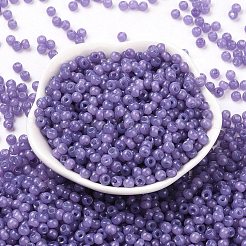6/0 perle di semi di vetro imitazione giada&nbsp;SEED-T006-04A-07
