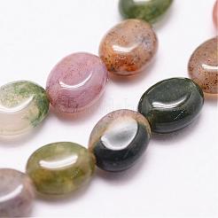 Natur Indien Achat Perlen Stränge&nbsp;G-N0173-02-6x8mm