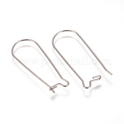 Orecchini a cerchio in acciaio inossidabile 304 resistenti all'ossidazione&nbsp;STAS-L216-22A-P