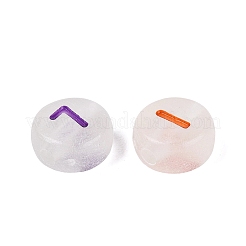 Leuchtende transparente Acrylperlen&nbsp;TACR-Q013-06B