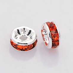 Perline distanziatori strass in ottone&nbsp;RB-A014-Z8mm-20S-NF