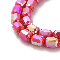 Chapelets de perles en verre électroplaqué&nbsp;EGLA-D030-06C