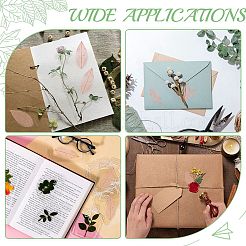 100 pièce de fournitures d'artisanat en feuilles de fleurs séchées&nbsp;AJEW-CP0009-41C