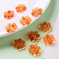 Cadres de perles acryliques transparents&nbsp;TACR-S153-01A-84