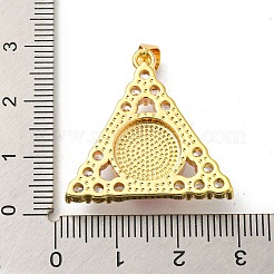 Echte 18 Karat vergoldete Messinganhänger&nbsp;KK-L209-007G-09