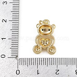 Colgante micropavé cubic zirconia de latón&nbsp;KK-D409-45G-A