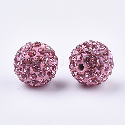 Handgemachte Fimo-Perlen Strass&nbsp;RB-S250-12mm-A1