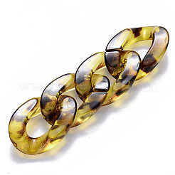 Transparentem Acryl Verknüpfung Ringe&nbsp;OACR-S036-001B-A02